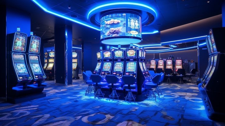 mpobos slot Sakong live studio with multi-camera view and dealer at table